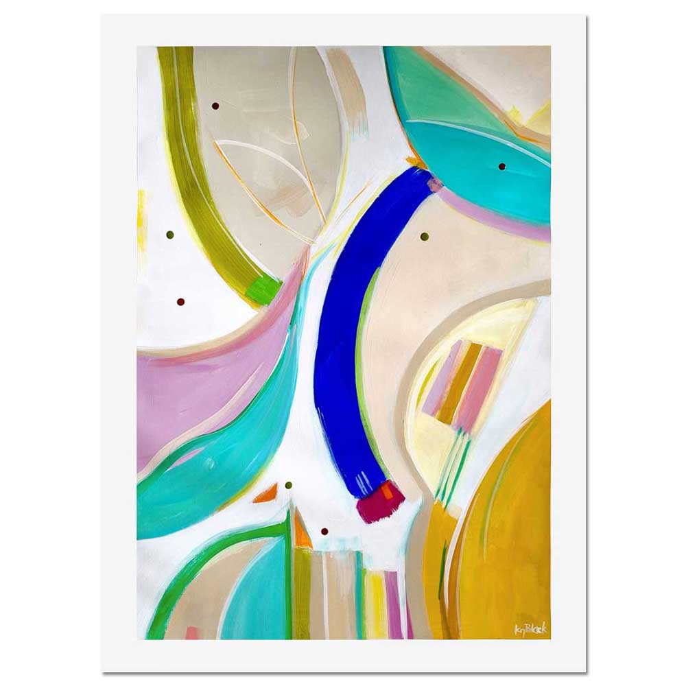 Nifty Nancy, abstract on paper for sale